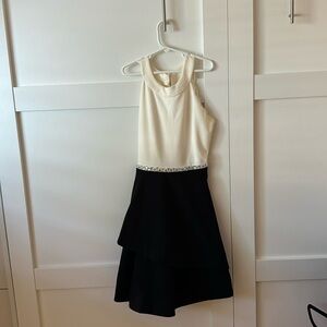 Speechless girls rhinestone dress. Black and white. Used once, like new.